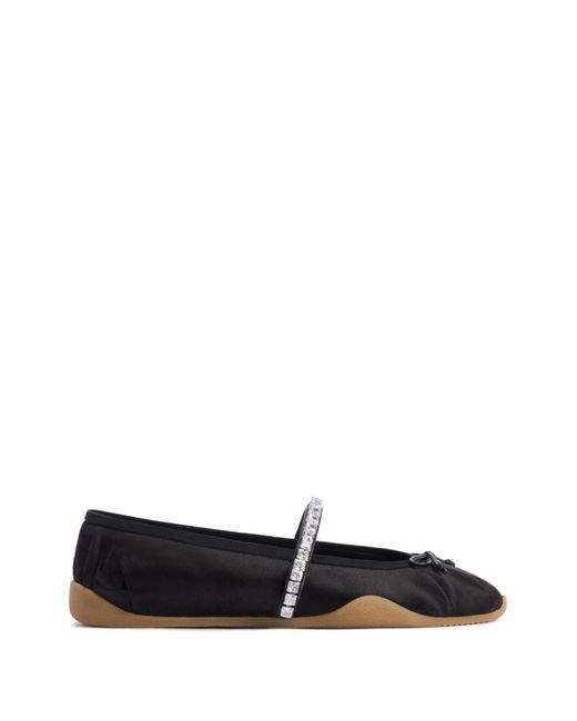 Giuseppe Zanotti White Satin Ballets