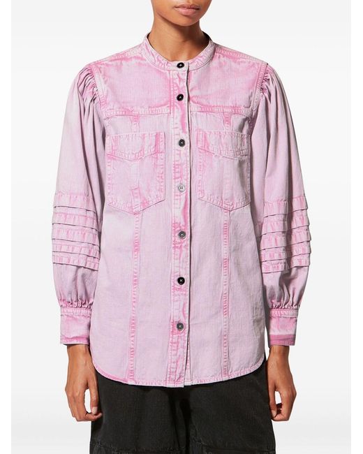 Isabel Marant Pink Mileda Cotton Shirt