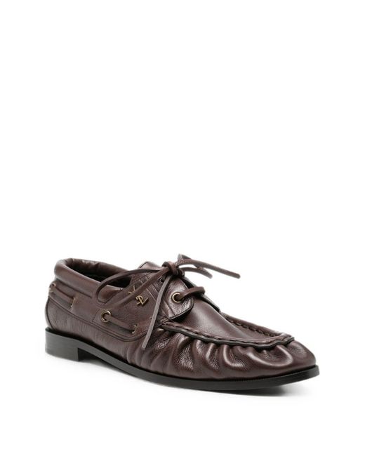 Saint Laurent Brown Le Loafer Leather Loafers for men