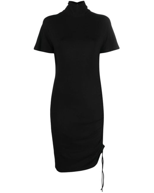 Isabel Marant Black Lya Draped-design Dress