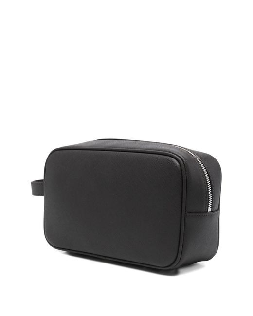Beauty-Case Con Logo di Emporio Armani in Black da Uomo