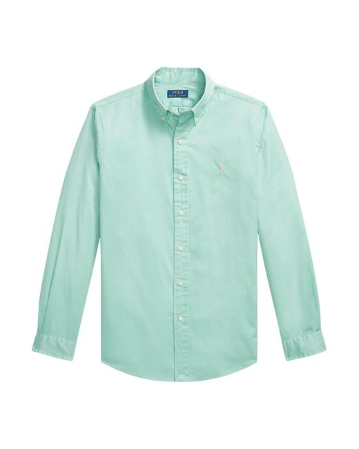 Polo Ralph Lauren Blue Shirt With Logo for men