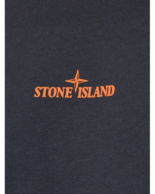 Stone Island Blue Crewneck Sweatshirt for men