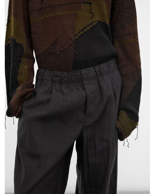 Our Legacy Black Leisure Trouser for men