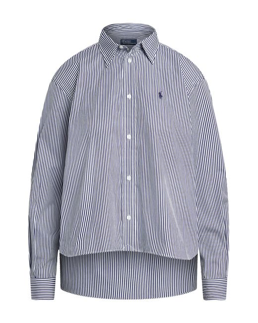 Polo Ralph Lauren Blue Boxy Striped Shirt