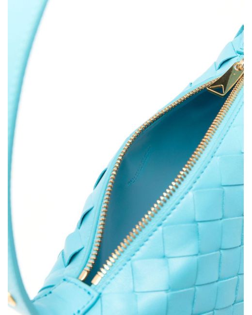 Bottega Veneta Blue Wallace Candy Leather Bag