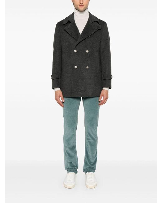 Brioni White Cashmere And Silk Turtle-Neck Sweater for men