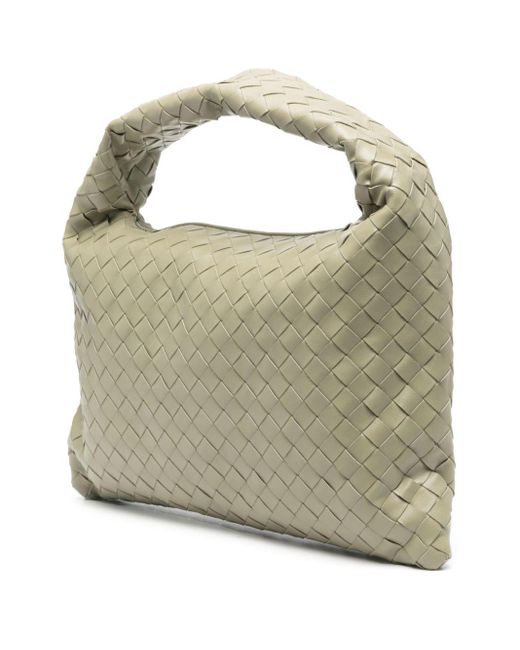 Bottega Veneta Metallic Hop Small Leather Handbag