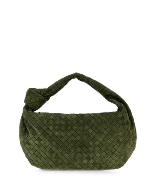 Bottega Veneta Green Jodie Medium Leather Handbag