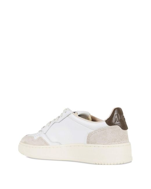 Autry White Medalist Low Sneaker