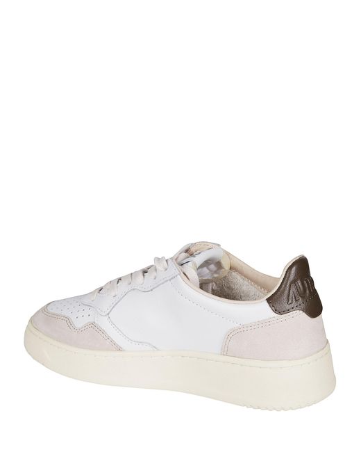 Autry White Medalist Low Sneaker