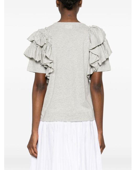 Dries Van Noten Gray Humey Cotton T-Shirt