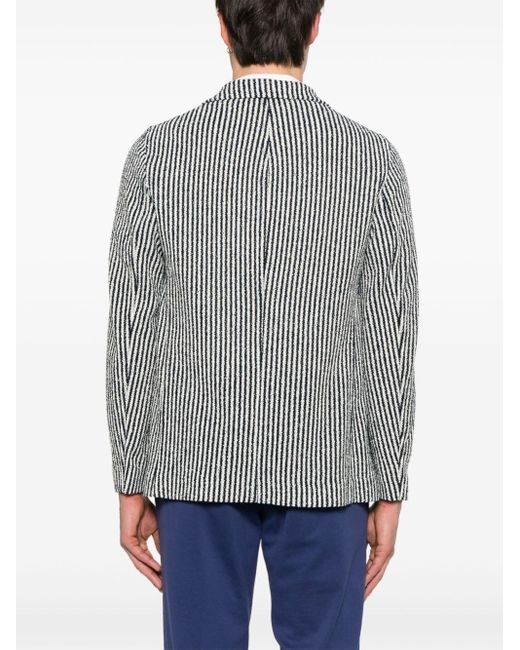 Circolo 1901 Gray Striped Cotton Jacket for men