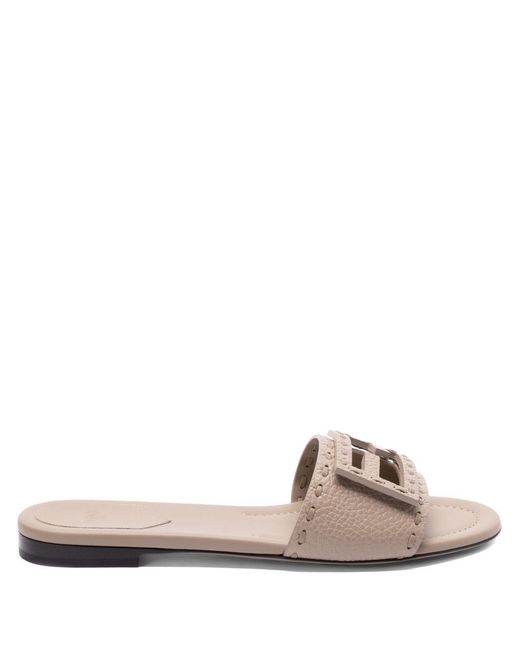 Fendi Multicolor Baguette Leather Sandals