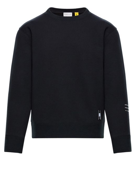 Moncler Genius Black 7 Moncler Fragment Hiroshi Fujiwara Crew Neck Sweater for men