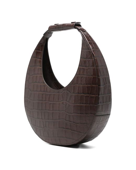 Staud Black Moon Tote Bag