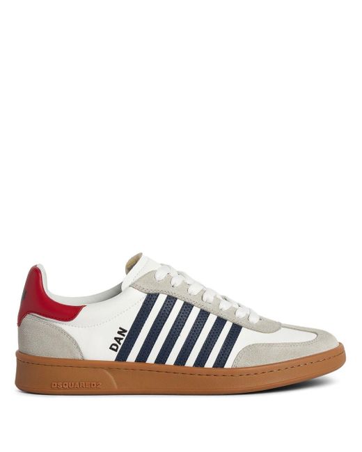DSquared² White Boxer Sneakers for men