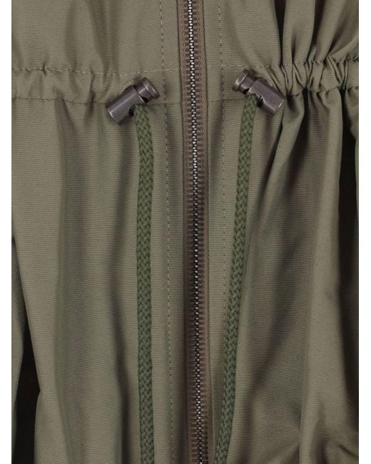 Loewe Green Cotton Blend Blouson Jacket
