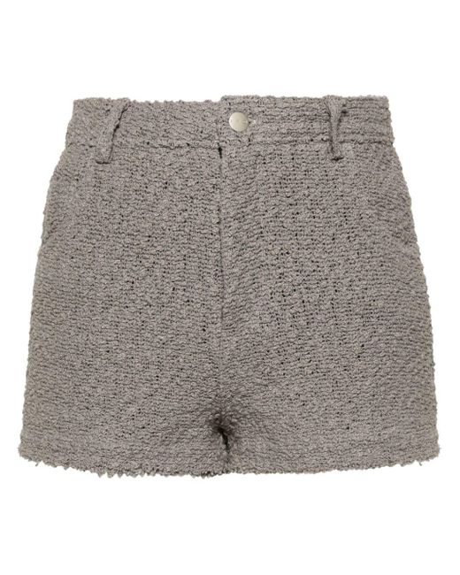 IRO Gray Daphna Cotton Blend Shorts