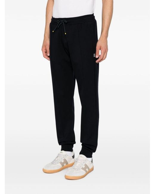 Paul Smith Black Cotton Blend Sweatpants for men