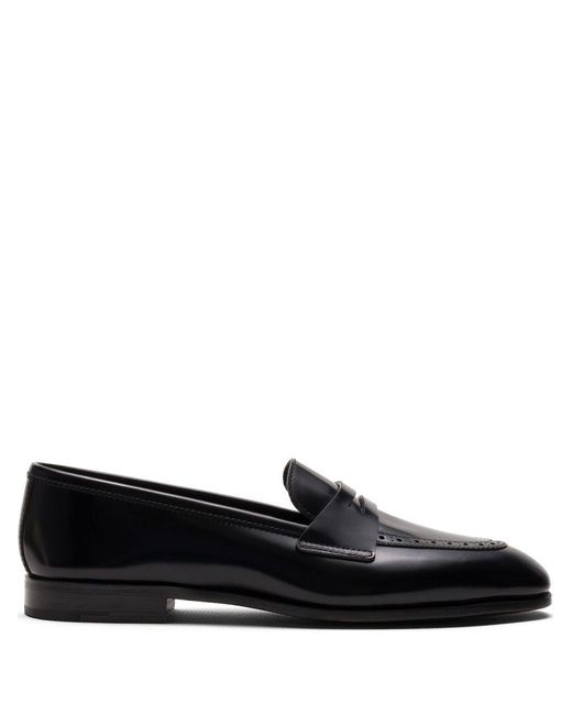 Church's Black Onyx Leather Loafers