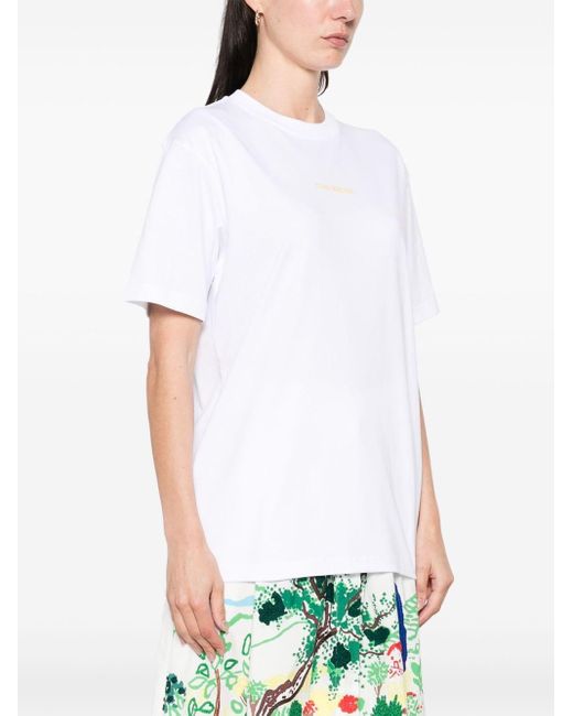 Giada Benincasa White Italian Summer T-Shirt