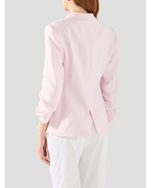 Boss Pink Single-Breasted Jacket