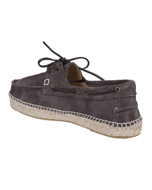 Manebí Brown Hamptons Suede Boat-shoes Espadrilles for men