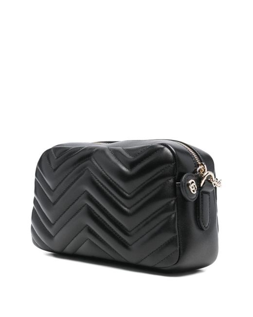 Gucci Black "Camera Bag Gg" Small Crossbody Bag