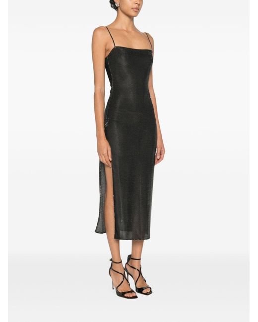 Gucci Black Jersey Midi Dress