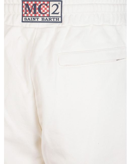 Mc2 Saint Barth White Bermuda Range for men