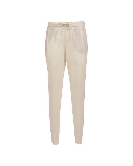 Fabiana Filippi Natural Wool Blend Trousers