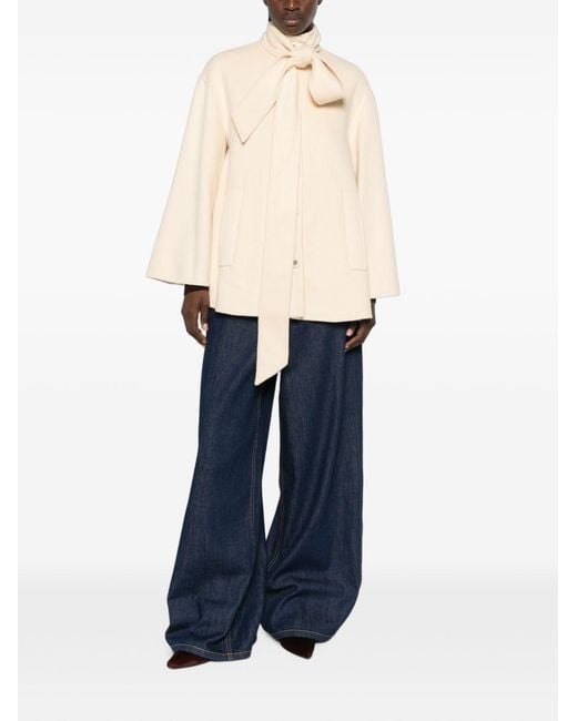 Zimmermann Natural Valiant Wool Blend Coat