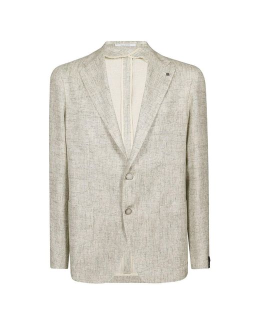 Tagliatore Gray Single-Breasted Jacket for men