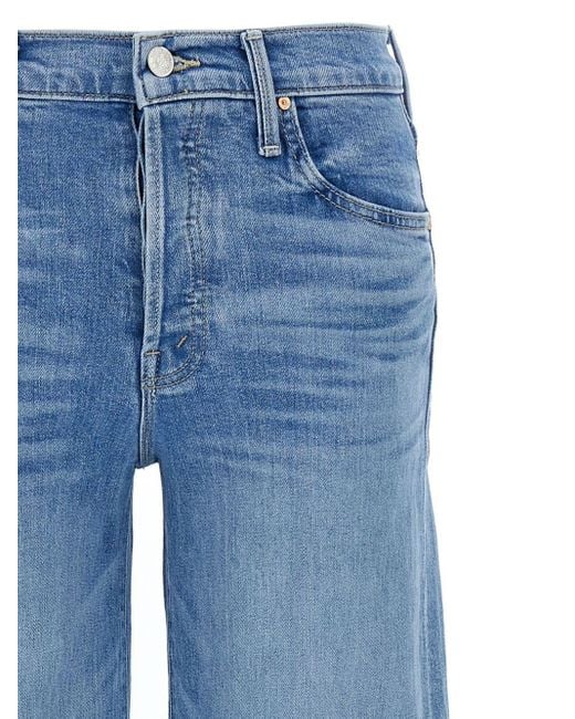 Mother Blue The Tomcat Roller Denim Jeans