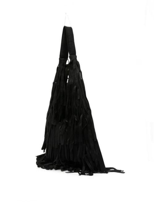 La Milanesa Black Aretha Large Shoulder Bag
