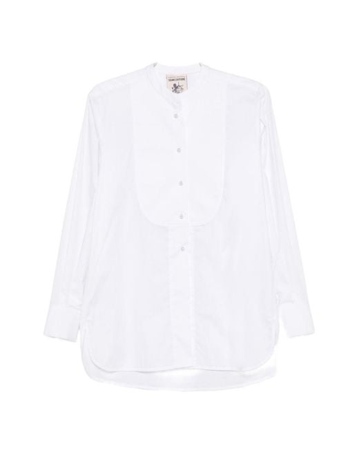 Semicouture White Kiley Cotton Shirt