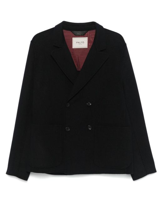 Paltò Black Antonio Coat for men