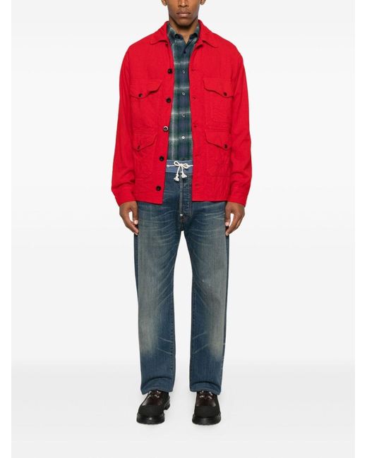 JUNYA WATANABE X LEVI'S JEANS Blue Denim Cotton Jeans for men