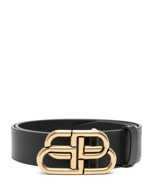 Balenciaga Black Bb High Belt for men