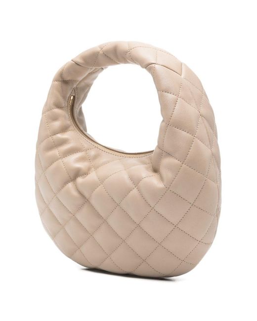Saint Laurent White Icarino Leather Hobo Bag