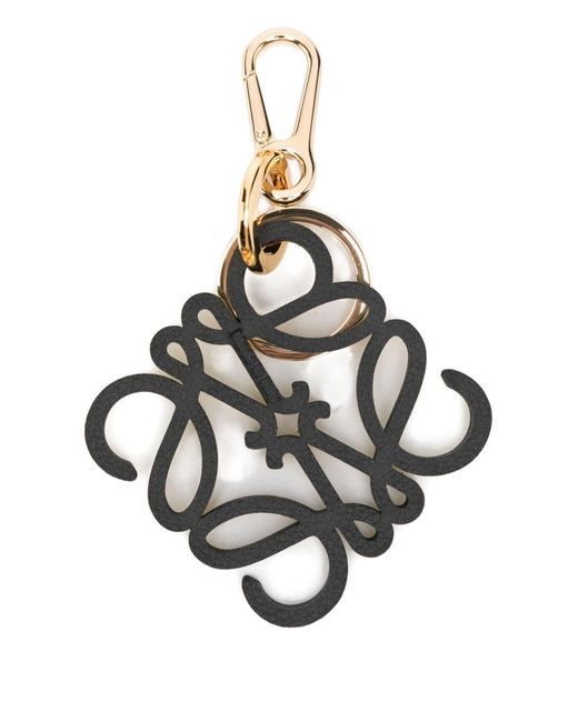 Loewe Metallic Anagram Leather Charm