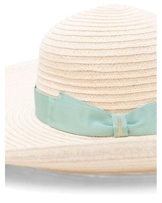 Borsalino Natural Laura Hemp Wide Brim Hat