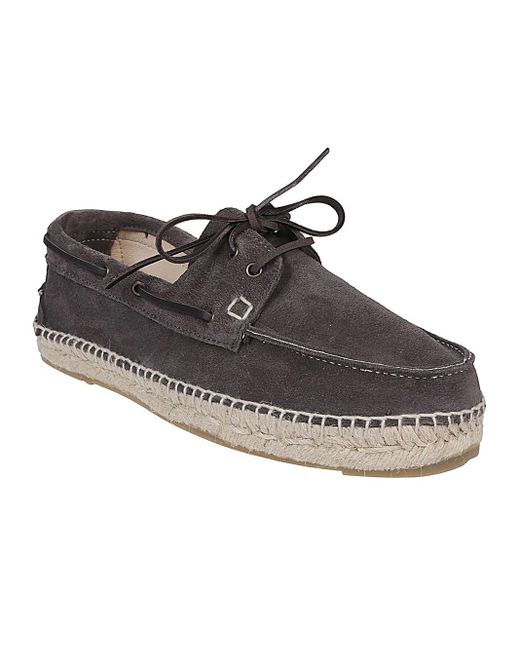 Manebí Brown Hamptons Suede Boat-shoes Espadrilles for men