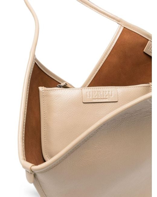 Hereu Natural Calella Leather Tote Bag