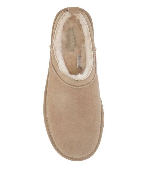 Ugg Brown Classic Micro Suede Slip On