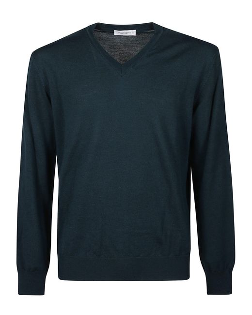 Kangra Blue V Neck Sweather for men