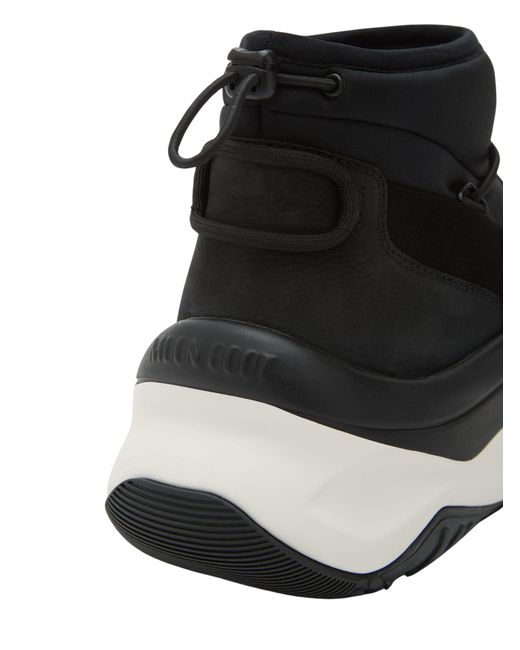 Moon Boot White Sneaker With Zip Closure for men
