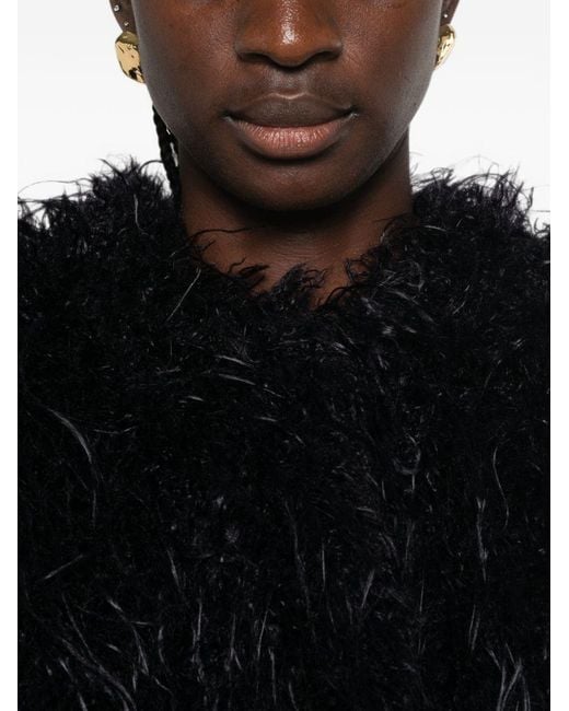 Forte_forte Black Ecofur Blouson Jacket