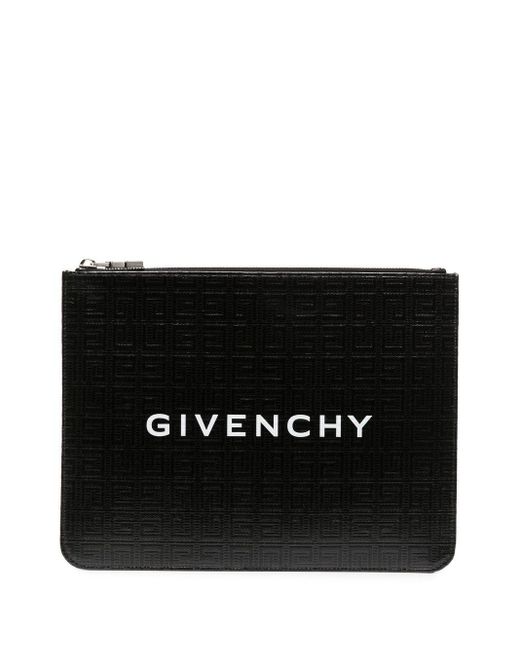Givenchy Logo Large Zipped Pouch in Black for Men | Lyst